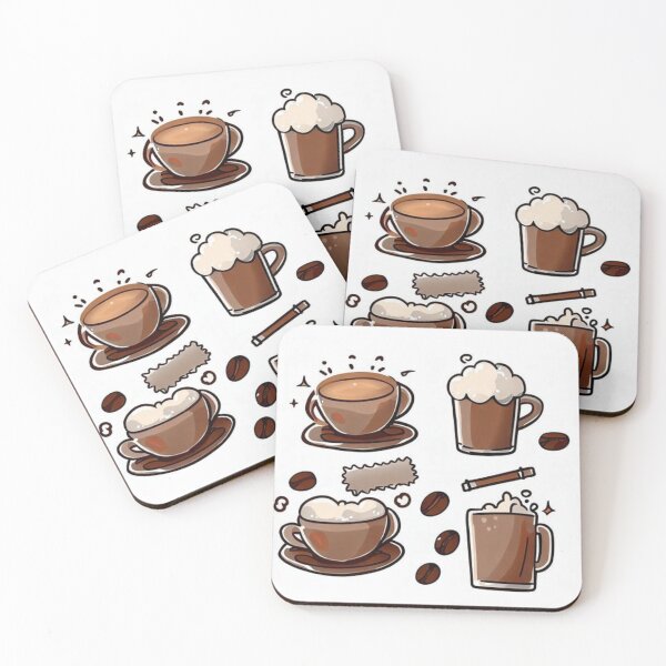 Item preview, Coffee stickers pack designed and sold by StickyLoveEs.