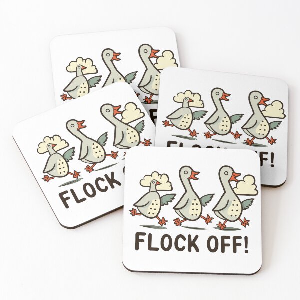 Item preview, Flock of Geese 'Flock Off' T-Shirt - Express Your Independence designed and sold by lemamis.