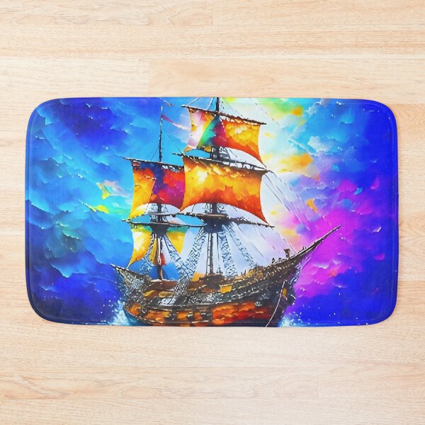 Item preview, Sailing Ship Acrylic Painting  designed and sold by celartinspire.