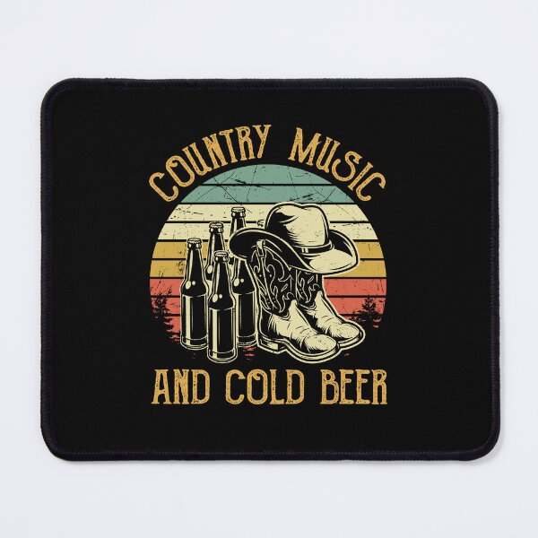 Item preview, Vintage Retro Country Music And Cold Beer designed and sold by FionxRose.