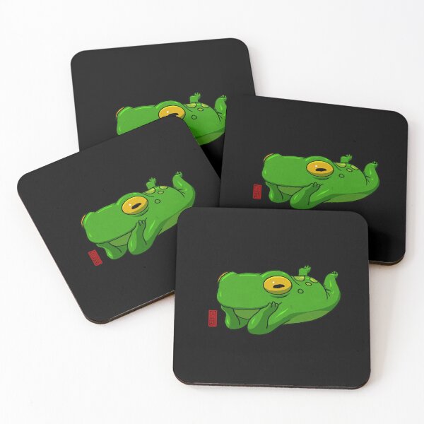 Item preview, flirty and cute frog designed and sold by DingHuArt.