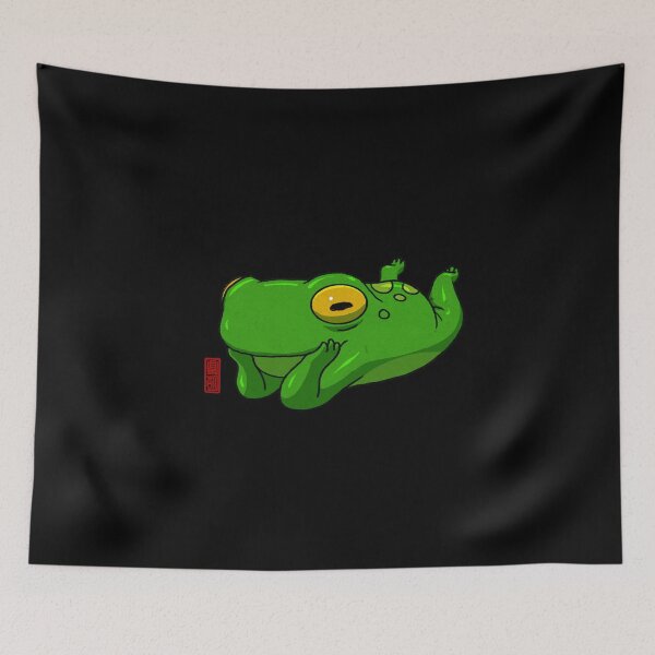 Item preview, flirty and cute frog designed and sold by DingHuArt.