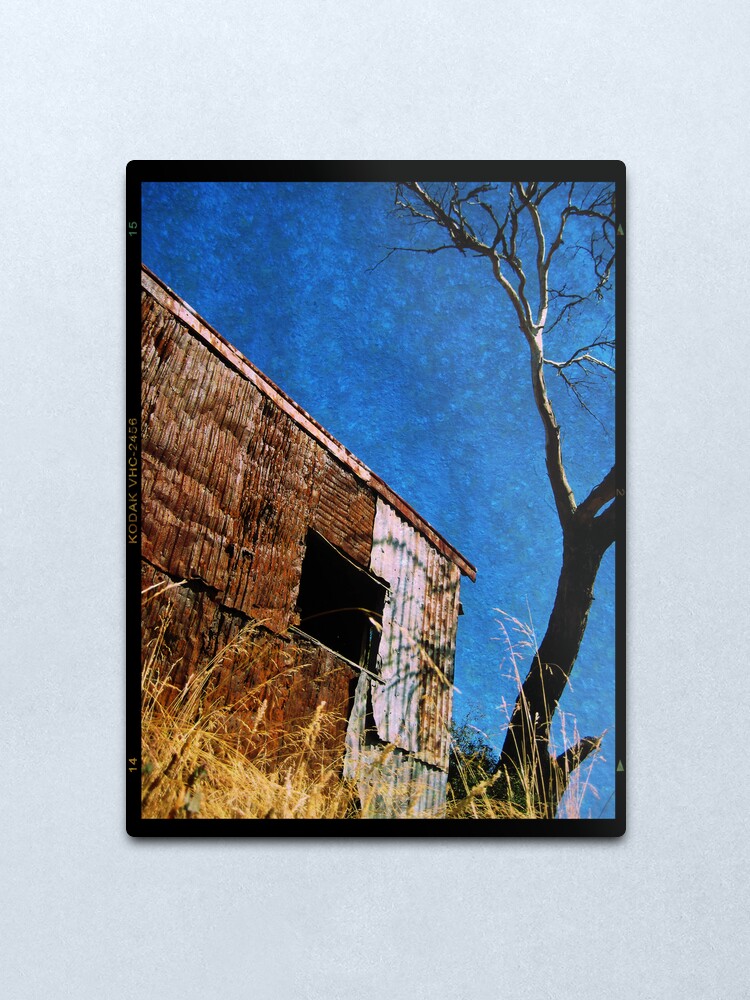 Alternate view of Shed and Sky Metal Print