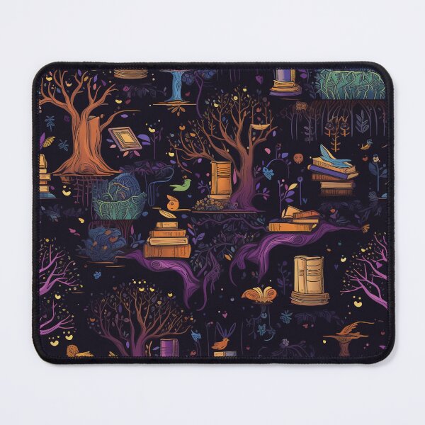 Item preview, Fantasy realm books seamless pattern, mystical  designed and sold by tokielle.