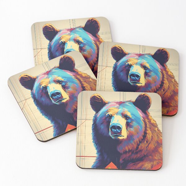 Item preview, Bear Animal Artwork designed and sold by galactify.