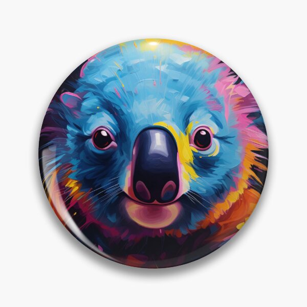 Item preview, Adorable Neon koala bear art print designed and sold by dcrc.