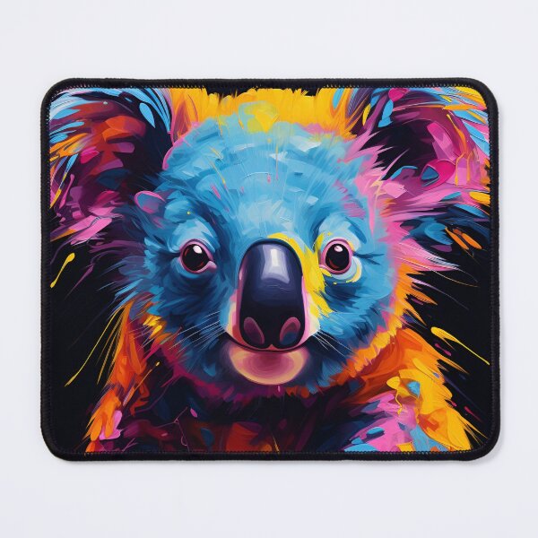 Item preview, Adorable Neon koala bear art print designed and sold by dcrc.