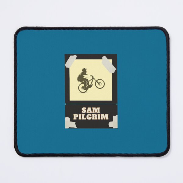 Artikelvorschau, Mr. Sam Pilgrim Buchcover MountainbikeJump MountBikeRideCrazyEXTREME entworfen und verkauft von gesloa.