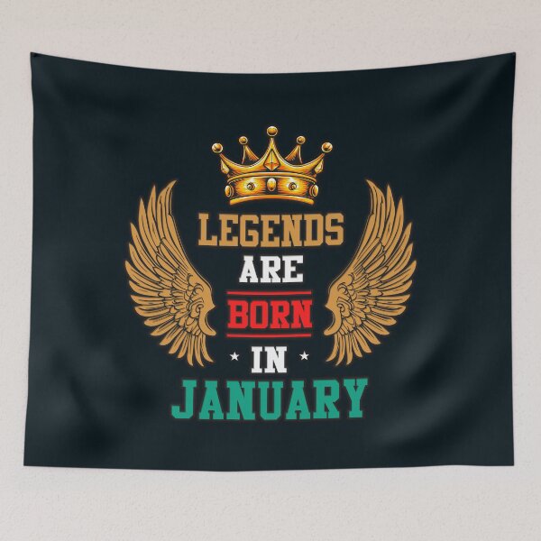 Item preview, January Legend, Legends Born in January  designed and sold by maxleengraphix.