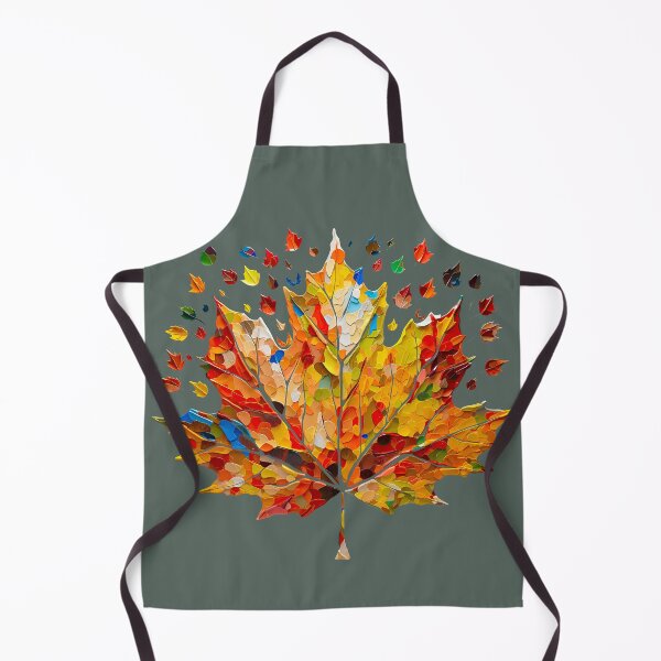 Item preview, Colorful Thanksgiving Maple Leaf, Fall Harvest, Seasonal designed and sold by Nange and Gabe.