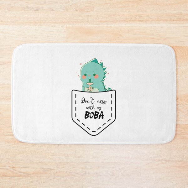 Item preview, Don't Mess with My Boba - 1 - Pocket Friend, Dinosaur designed and sold by Quirkdom.