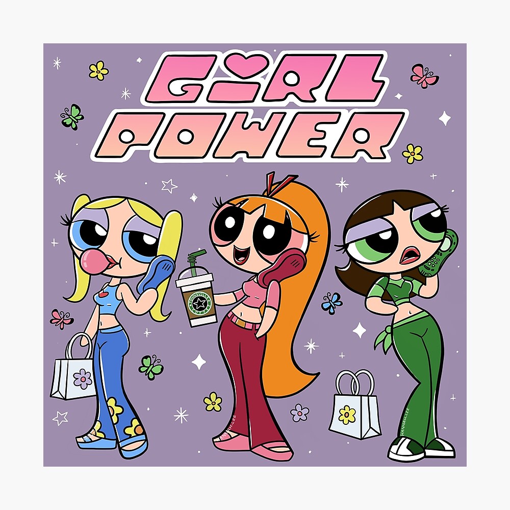 Póster for Sale con la obra «Chicas Superpoderosas Adolescentes (poder  femenino)» de PinkRhino24 | Redbubble