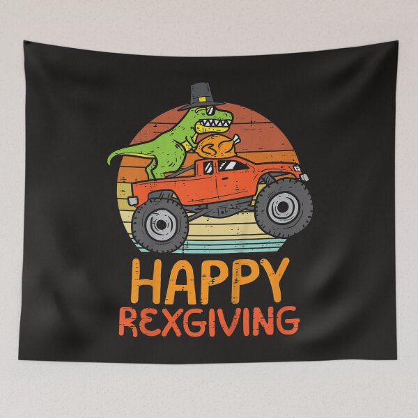 Item preview, Kids Trex Monster Truck Happy Rexgiving Thanksgiving Boys Kids designed and sold by William Parker.