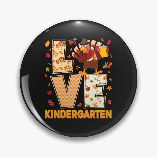 Item preview, Love Kindergarten Dabbing Turkey Thanksgiving Teacher Fall  designed and sold by William Parker.