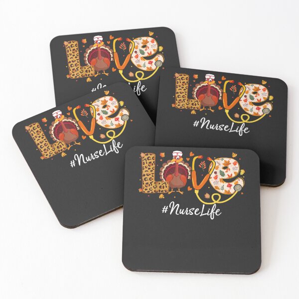 Item preview, Love Nurse Life Turkey Funny Nursing Thanksgiving Scrub Tops designed and sold by William Parker.