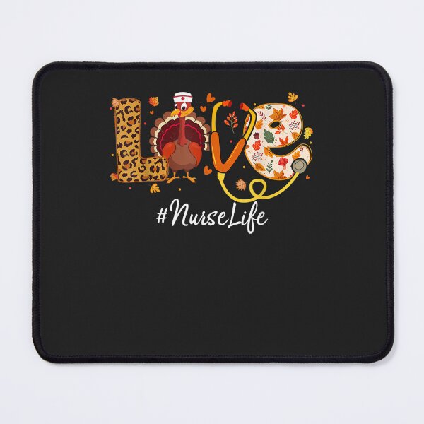 Item preview, Love Nurse Life Turkey Funny Nursing Thanksgiving Scrub Tops designed and sold by William Parker.