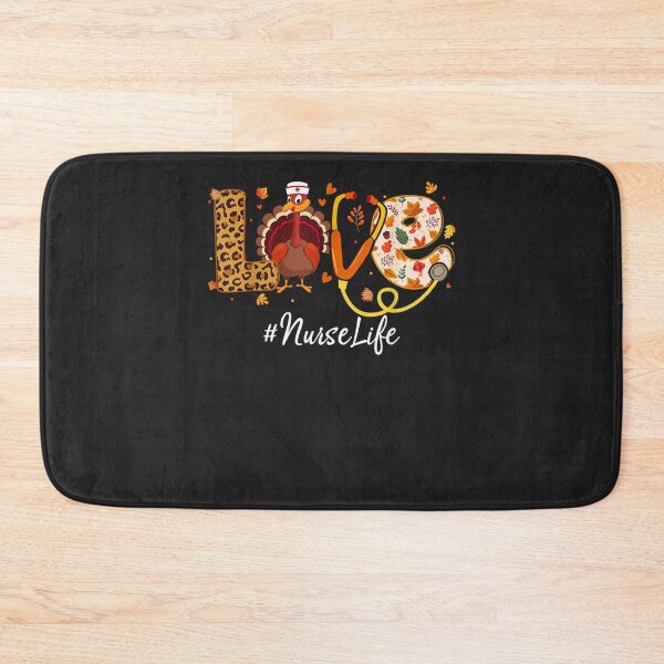 Item preview, Love Nurse Life Turkey Funny Nursing Thanksgiving Scrub Tops designed and sold by William Parker.