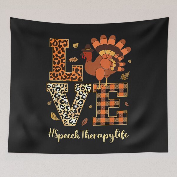 Item preview, Love Speech Therapy Life Thanksgiving Fall Autumn designed and sold by William Parker.