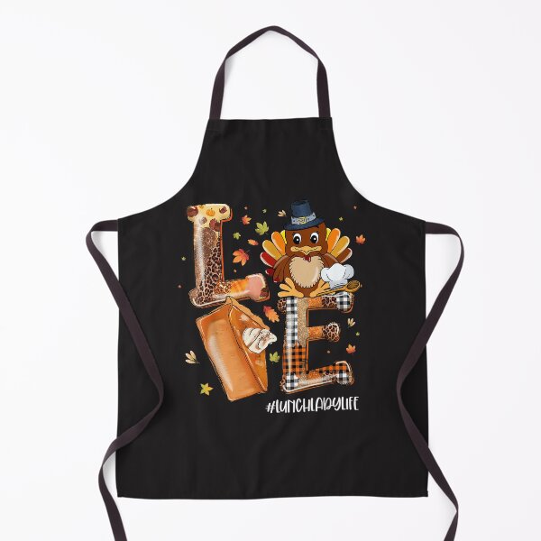 Item preview, LOVE Turkey Pilgrim Pumpkin Pie Lunch Lady Life Thanksgiving designed and sold by William Parker.