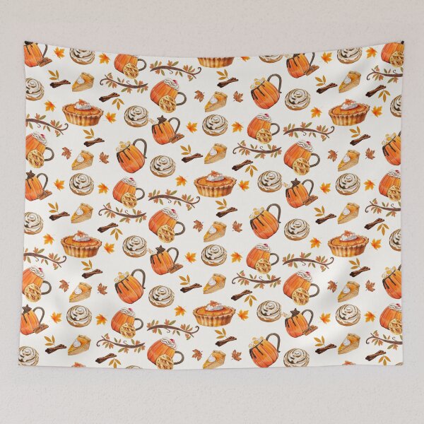 Item preview, Autumn - Pumpkin Pie, Pumpkin Latte, Cinamon Roll - Fall Mood Lover Gift designed and sold by patternjp.