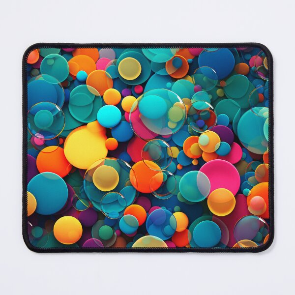 Item preview, Colorful bubbles, multicolor mosaic designed and sold by silent-violin.