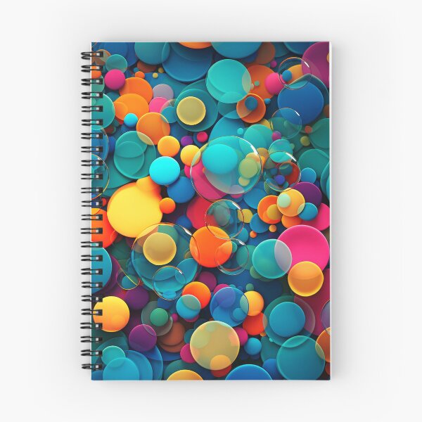 Item preview, Colorful bubbles, multicolor mosaic designed and sold by silent-violin.
