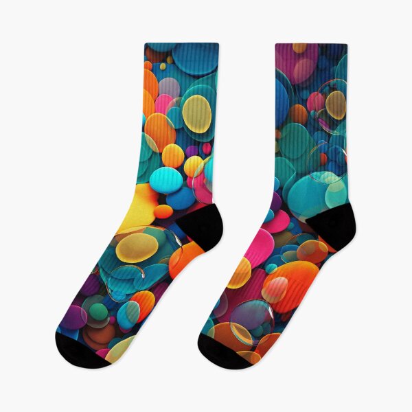 Item preview, Colorful bubbles, multicolor mosaic designed and sold by silent-violin.
