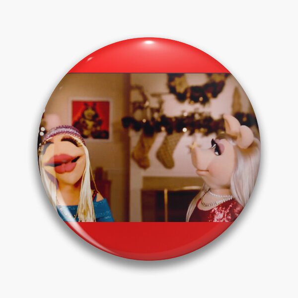 Item preview, Miss Piggy and Janice celebrate Christmas designed and sold by Jenniferkate72.