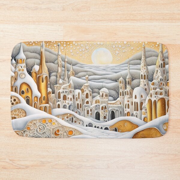 Item preview, Winterland, I. Fantasy ornamental winter landscape with decorative houses designed and sold by 4Seasons.