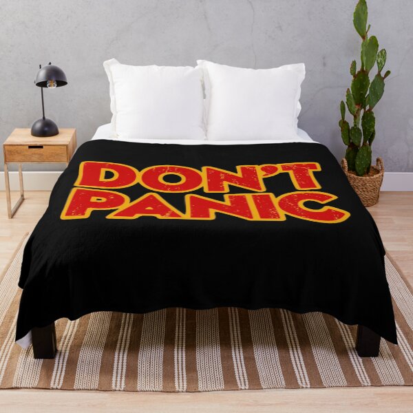 Item preview, Dont panic - Hitchhiker's guide  designed and sold by hazmeyhelfya.