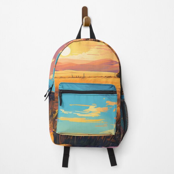 Item preview, Sunset Over a Rural Landscape designed and sold by aiartbay.