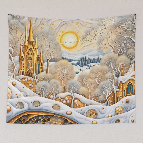 Item preview, Winterland, III. Fantasy ornamental winter landscape with decorative houses designed and sold by 4Seasons.