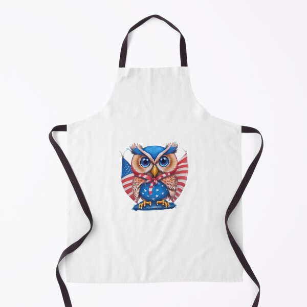 Item preview, Clipart of a patriotic owl. designed and sold by Vegasstickers.