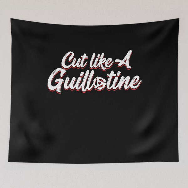 Item preview, Cut Like A Guillotine - Scratch DJ / Turntablist inspired Apparel & Accessories designed and sold by JAM1PHOTO.