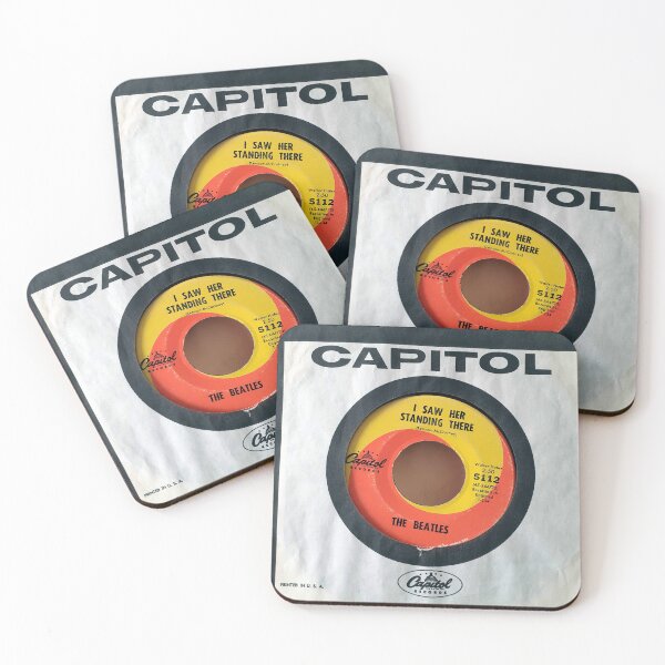 Item preview, Orange Swirl, Standing, Company Sleeve,  60'S, BRITISH INVASION, LIVERPOOL, ROCK AND ROLL,    45, record, vinyl designed and sold by Vintaged.