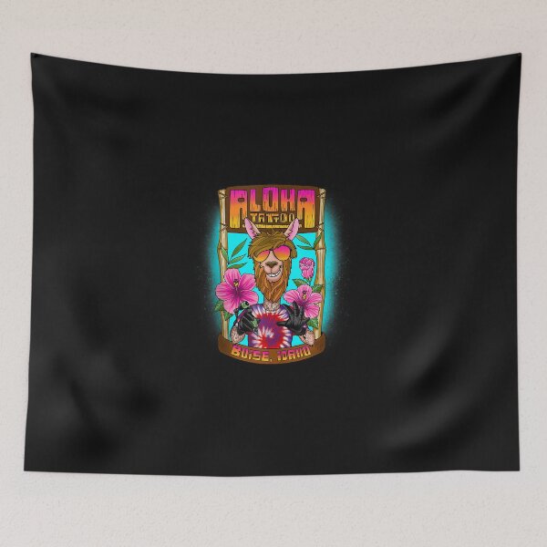 Item preview, Aloha Tattoo Llama Design designed and sold by ThomasLeesa.