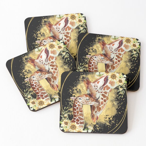 Item preview, Mom Sunflower Gift Safari Africa Animal Kids Baby Giraffe  designed and sold by ThomasLeesa.