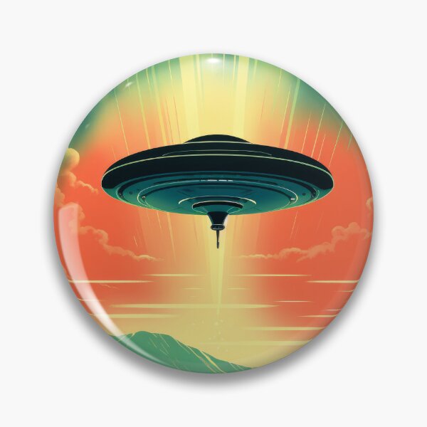 Item preview, Retro UFO Spaceship designed and sold by VisionDuke.
