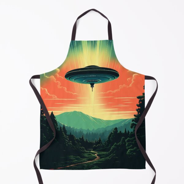 Item preview, Retro UFO Spaceship designed and sold by VisionDuke.