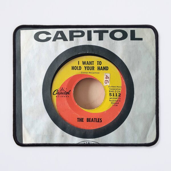 Item preview, Orange Swirl, Hand, Company Sleeve, 60'S, BRITISH INVASION, LIVERPOOL, ROCK AND ROLL, 45, record, vinyl designed and sold by Vintaged.