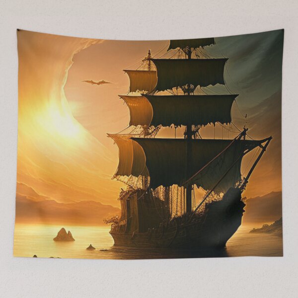 Item preview, Ghost Ship designed and sold by Tetsuya-Yui.