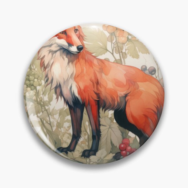 Item preview, Forest Retreat with Fox, Berries, and Ferns designed and sold by Zoomie-s.