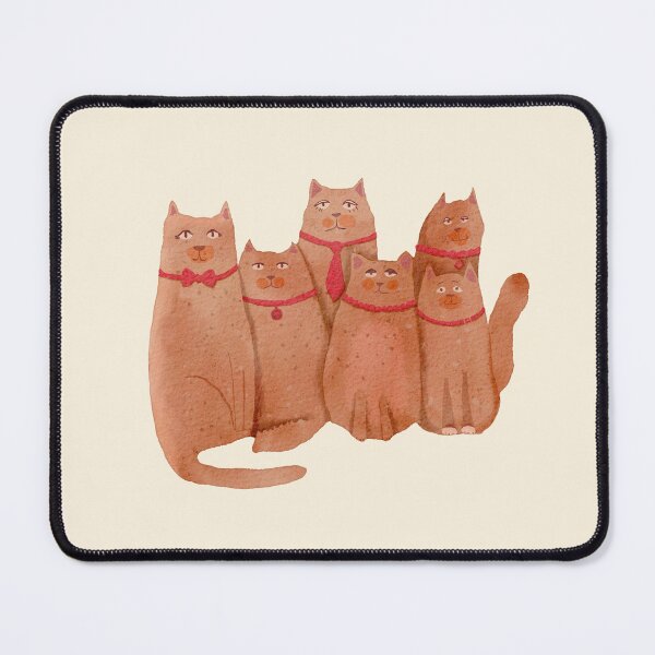 Item preview, The cat family designed and sold by SaryandSaff.
