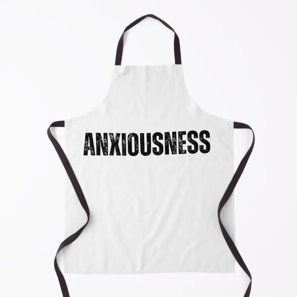 Item preview, anxiousness black and white Quote sticker tshirt designed and sold by Mindlimes.