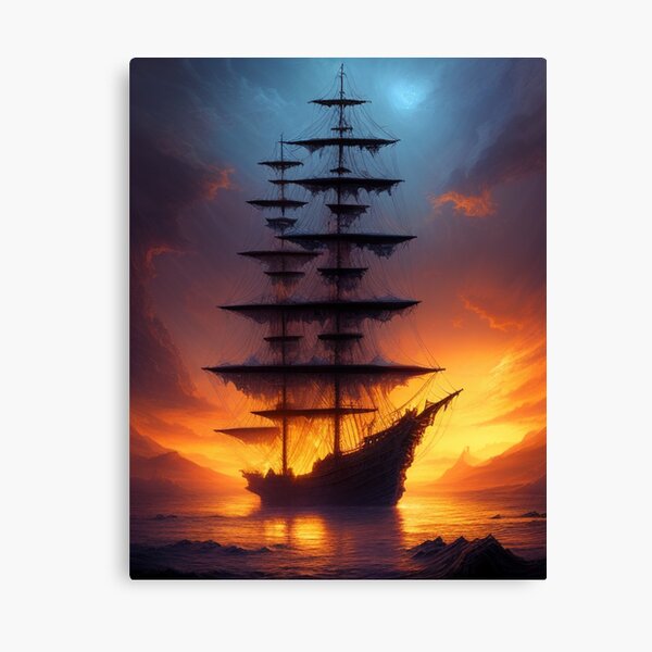 Item preview, Ghost Ship designed and sold by Tetsuya-Yui.
