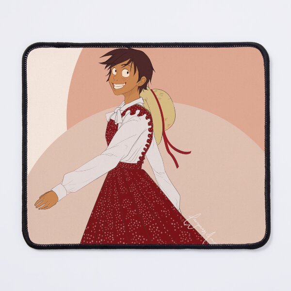 Item preview, Luffy Red Dress designed and sold by DragonessDraws.