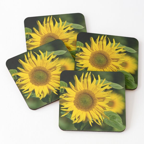 Item preview, Facing the sun with a bee. Sunflower 1 designed and sold by Jouko Lehto Photography.