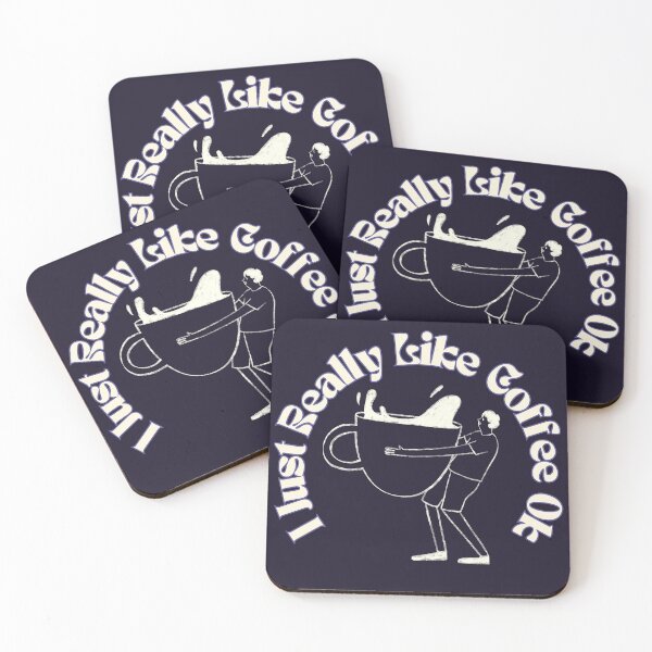 Item preview, Just Really Like Coffee Ok designed and sold by Wiss2Arts.