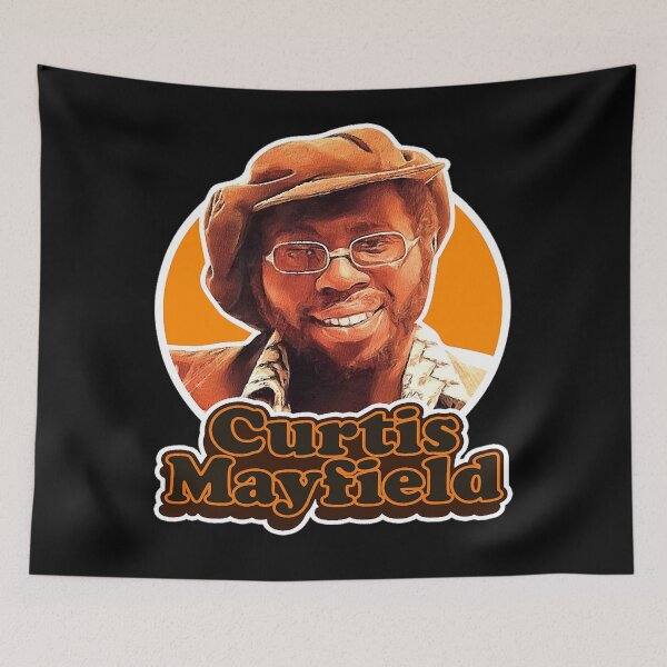 Item preview, Art the face smile Curtis man singer designed and sold by KMAArtStore.