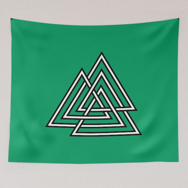Item preview, Valknut Knot Old Symbol Of Interlaced Triangles 1 designed and sold by taiche.